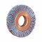 Nylox Burr-Rx Wheel Brush, Small Diameter, 1-1/4 in Brush Dia, 5/16 in Face W, 1/4 in Arbor Hole, Crimped/ 17535 - alternate 2